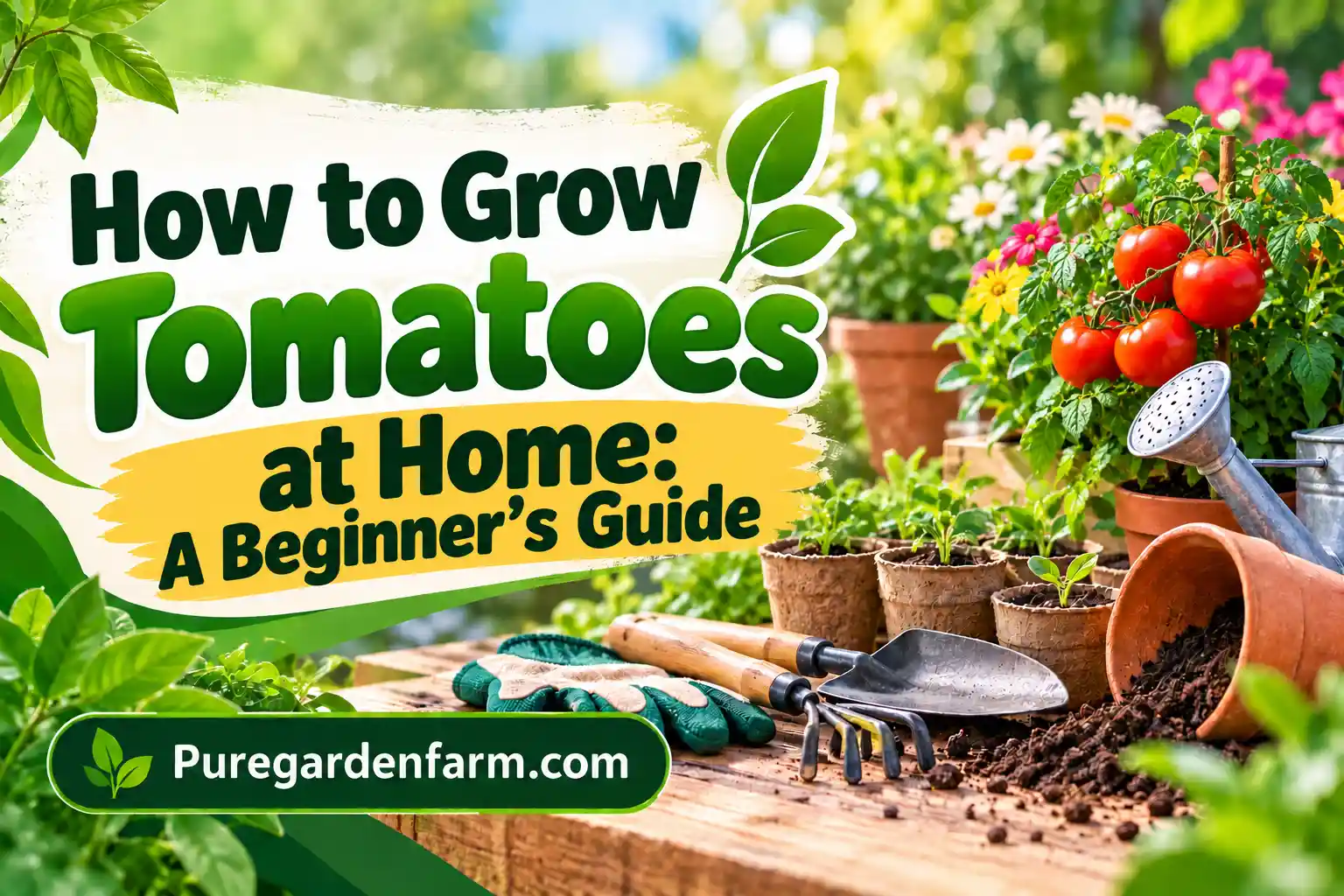 How to Grow Tomatoes at Home: A Beginner’s Guide
