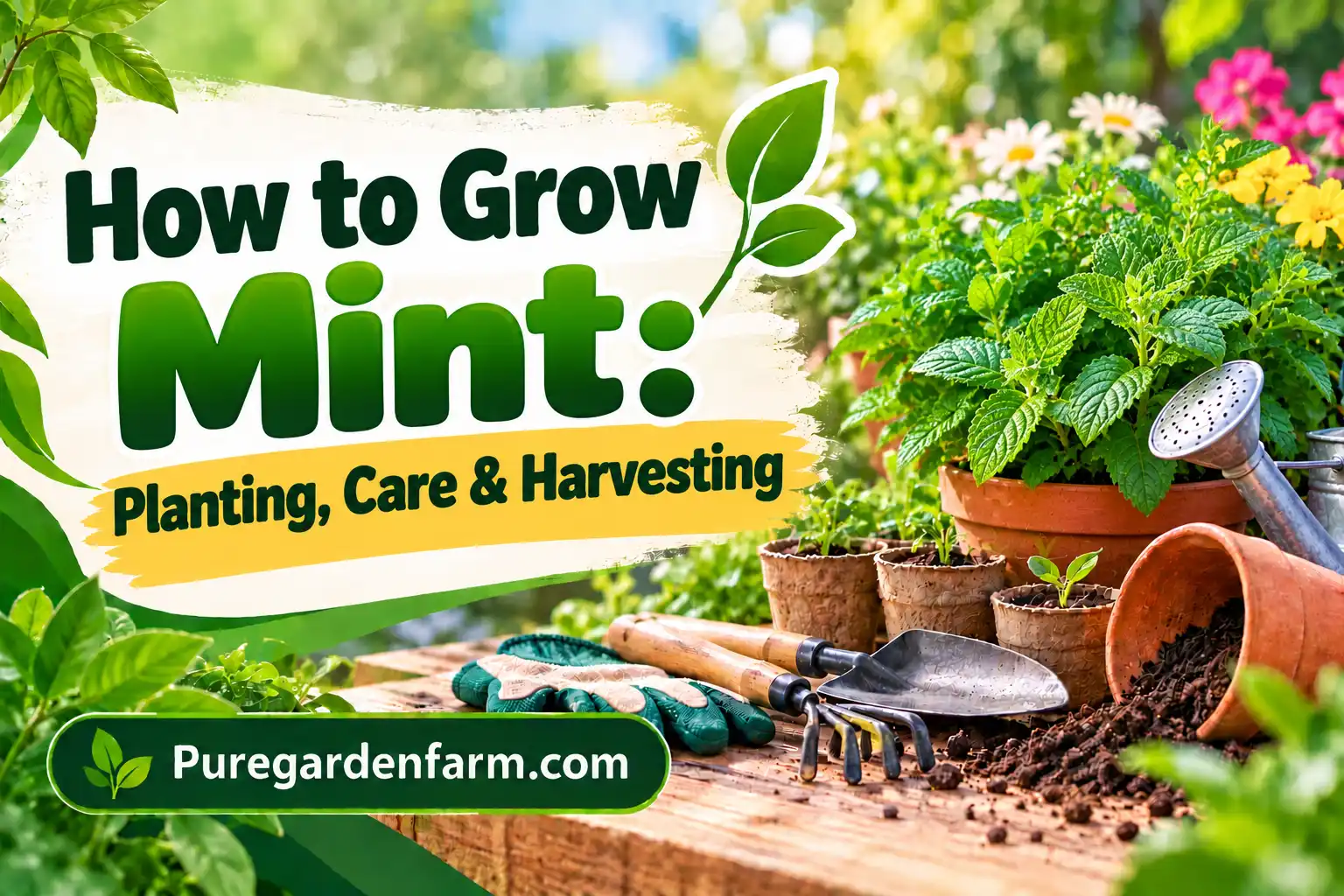 How to Grow Mint: Planting, Care & Harvesting