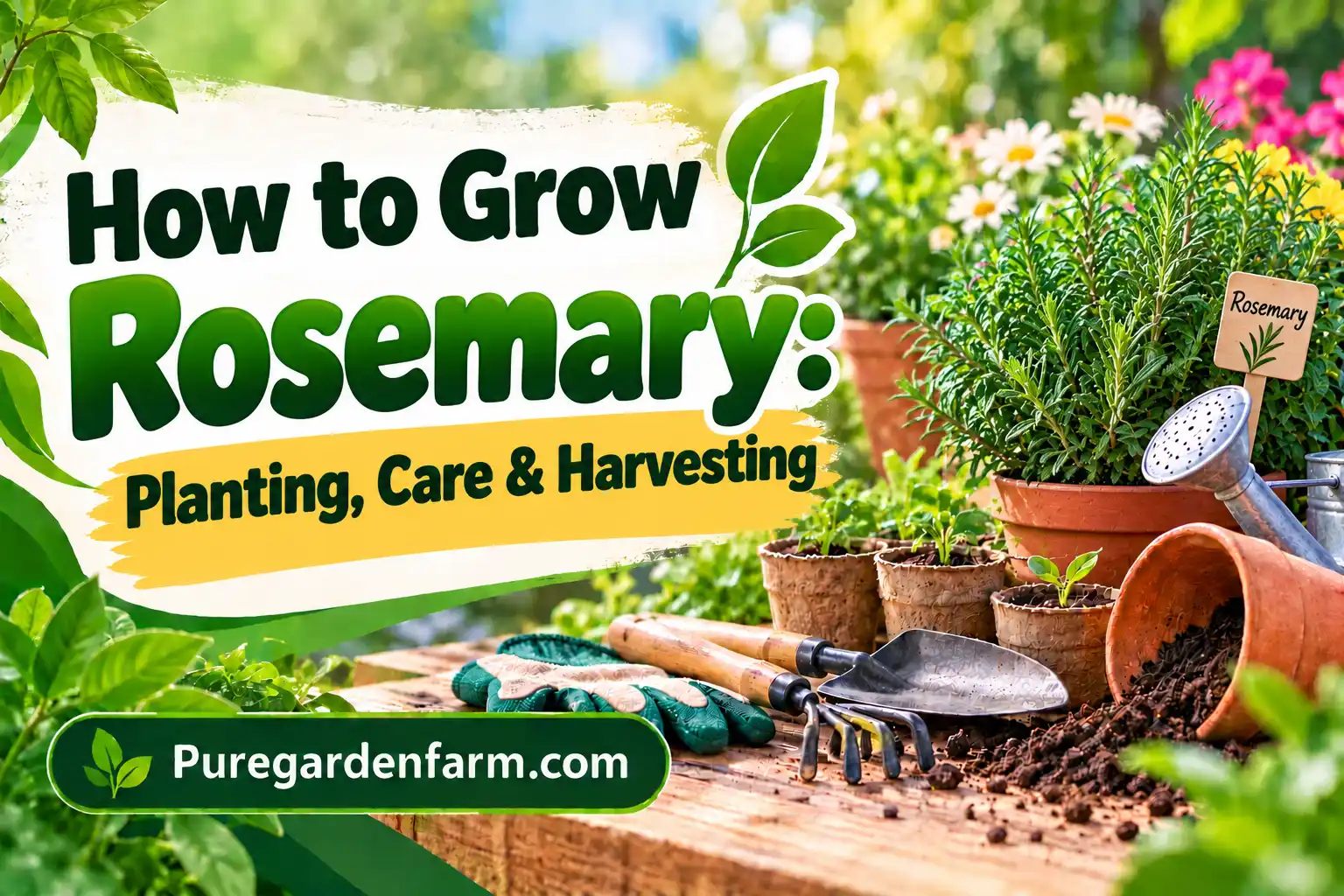 How to Grow Rosemary: Planting, Care & Harvesting
