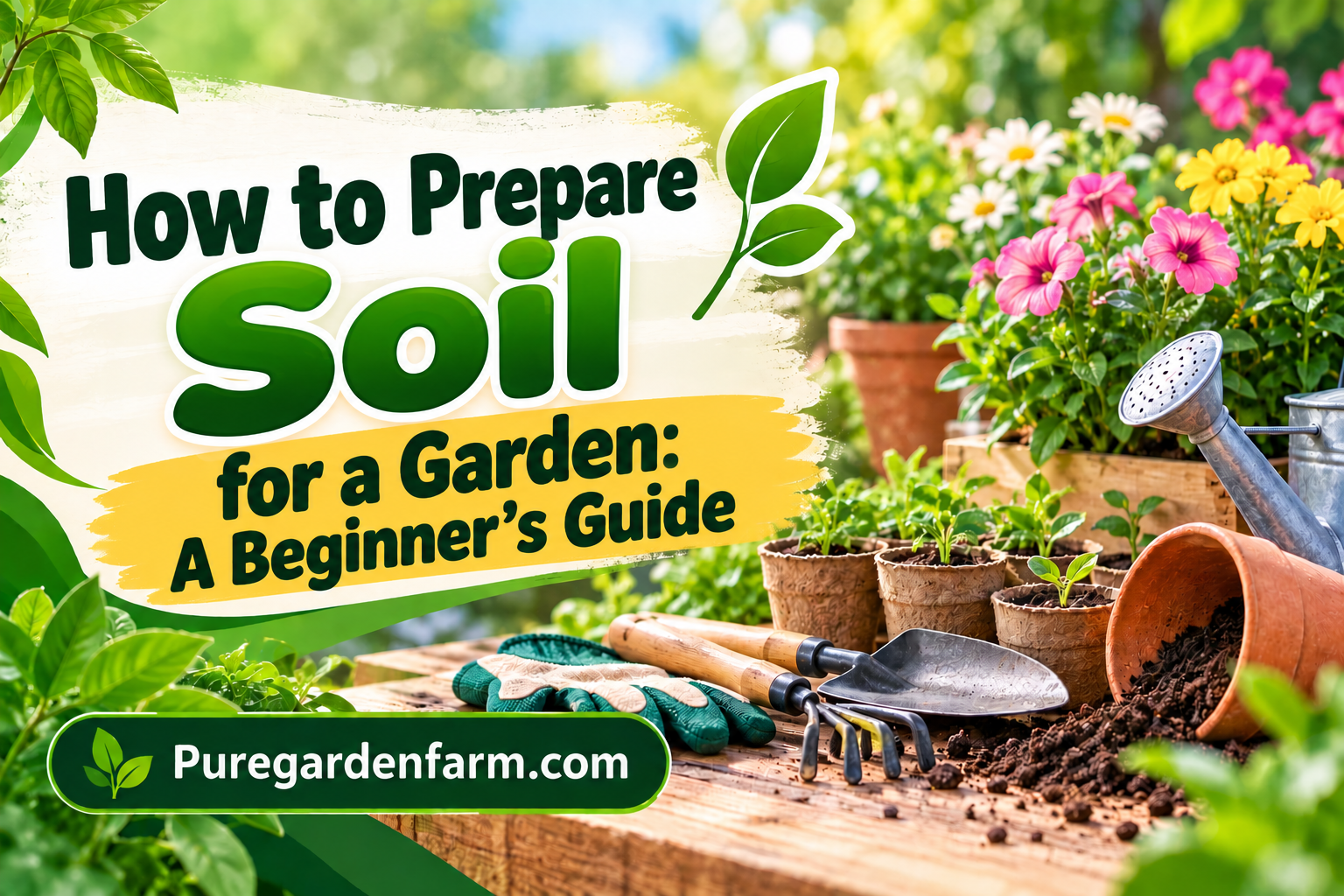How to Prepare Soil for a Garden: A Beginner’s Guide