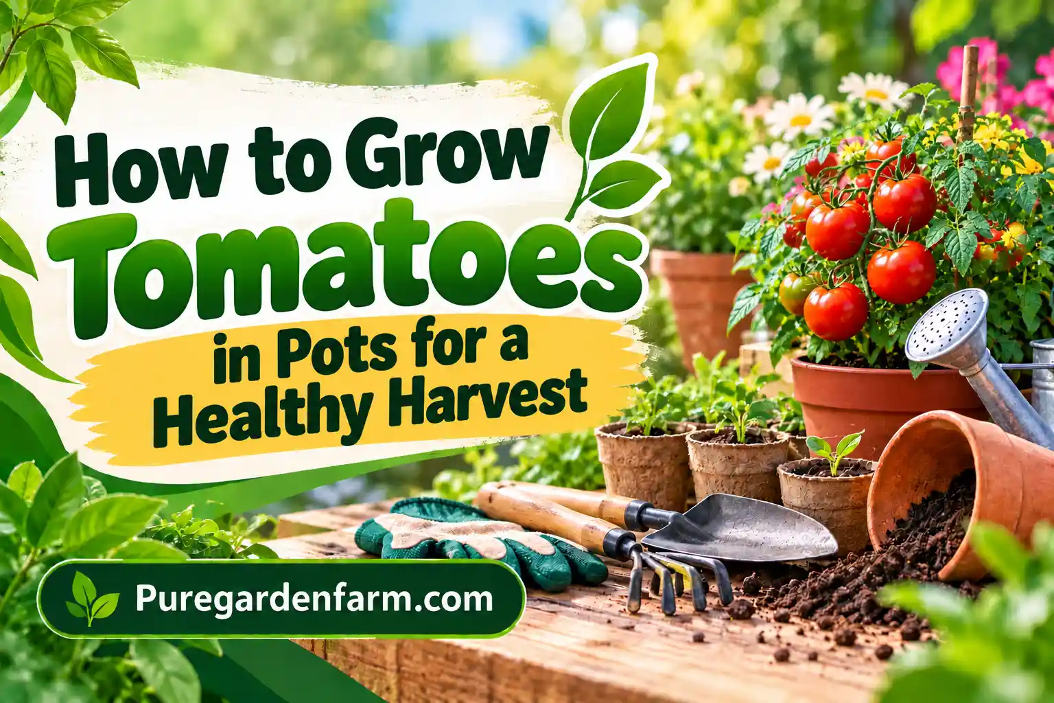 How to Grow Tomatoes in Pots for a Healthy Harvest