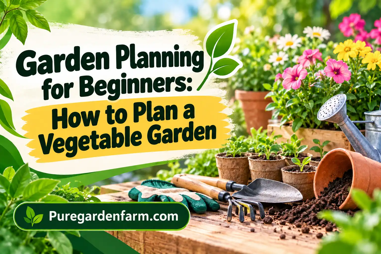 Garden Planning for Beginners: How to Plan a Vegetable Garden