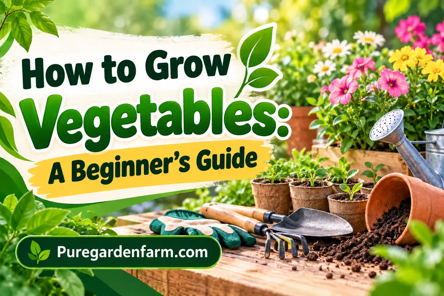 How to Grow Vegetables: A Beginner's Guide