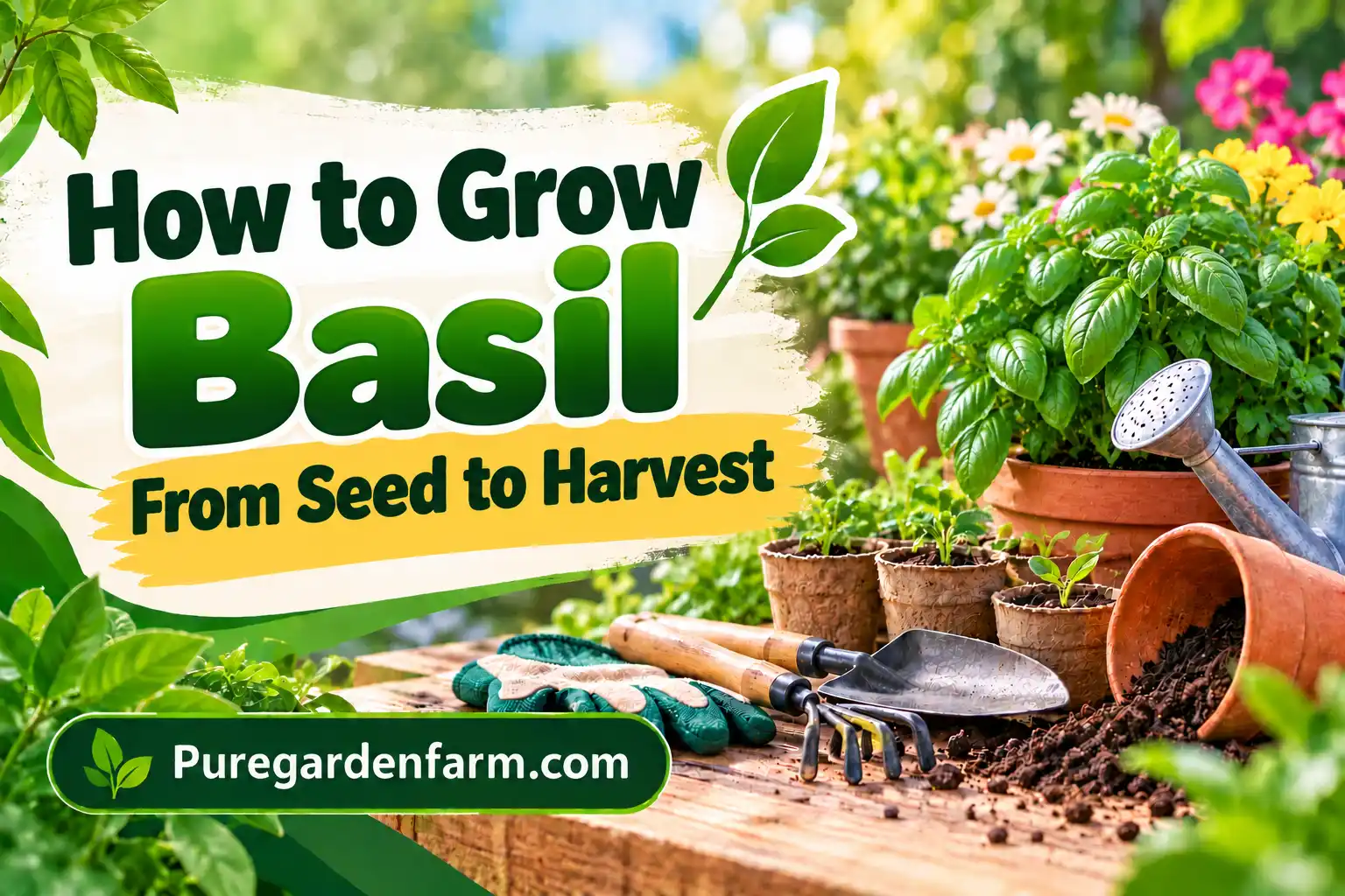 How to Grow Basil From Seed to Harvest