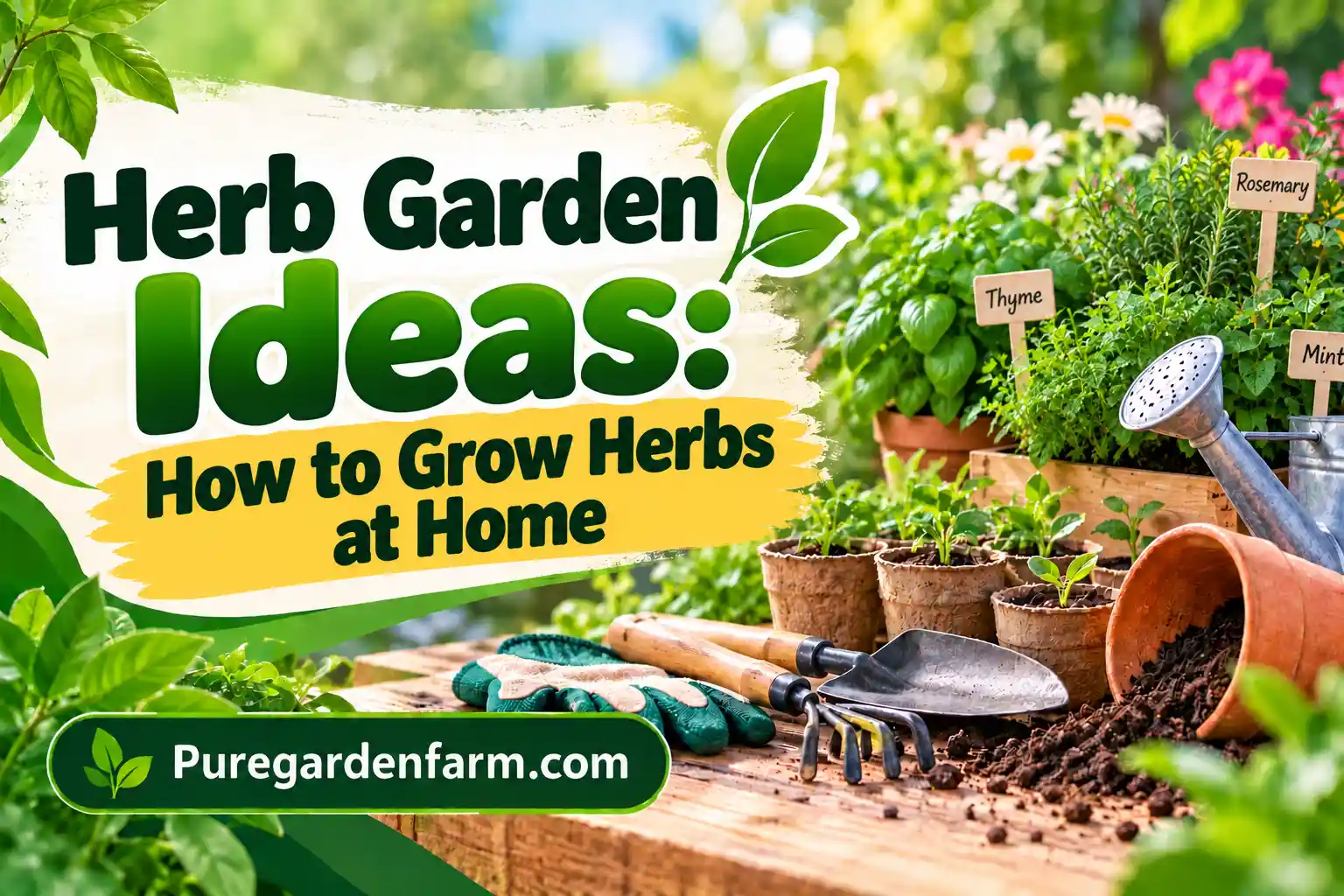 Herb Garden Ideas: How to Grow Herbs at Home