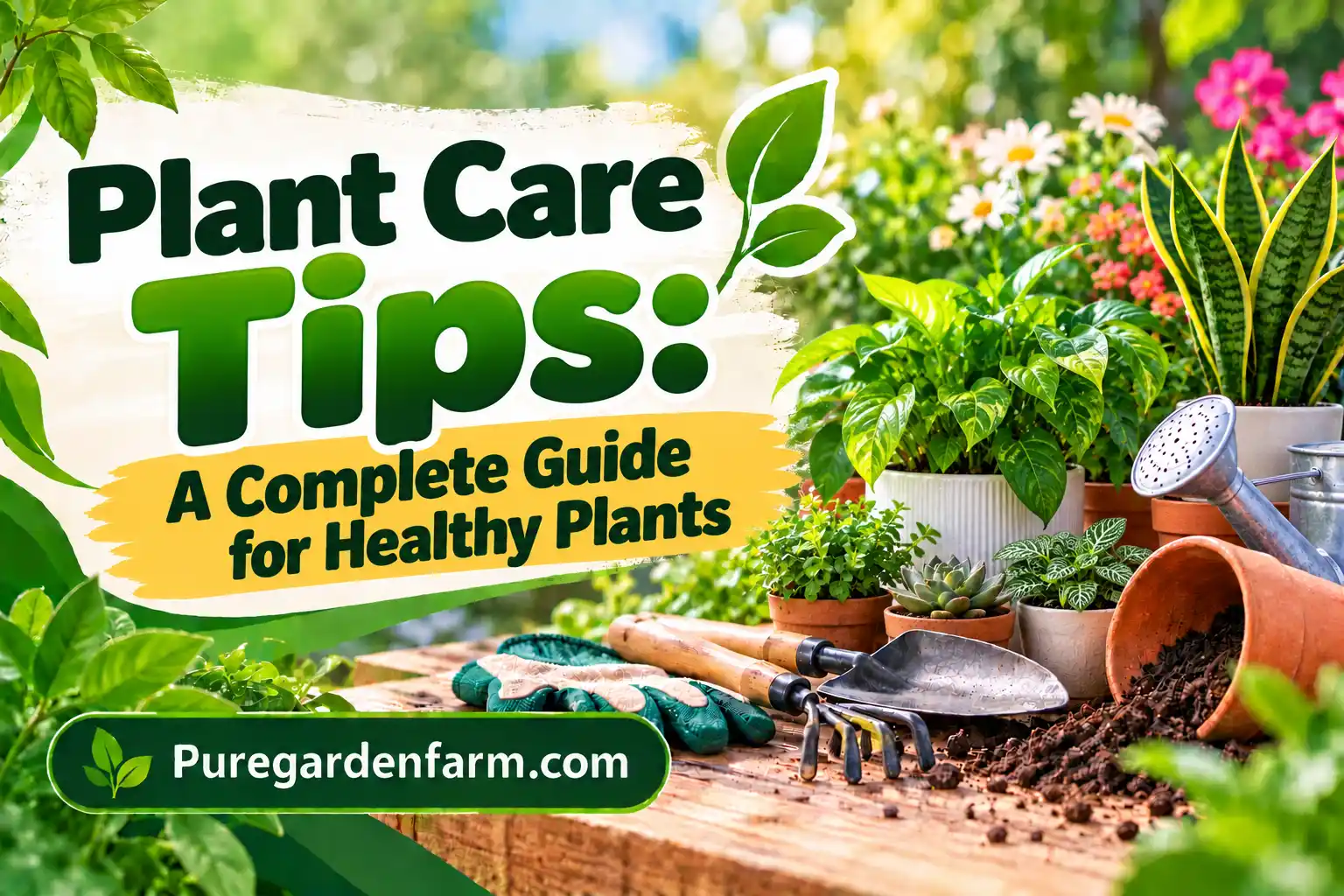 Plant Care Tips: A Complete Guide for Healthy Plants